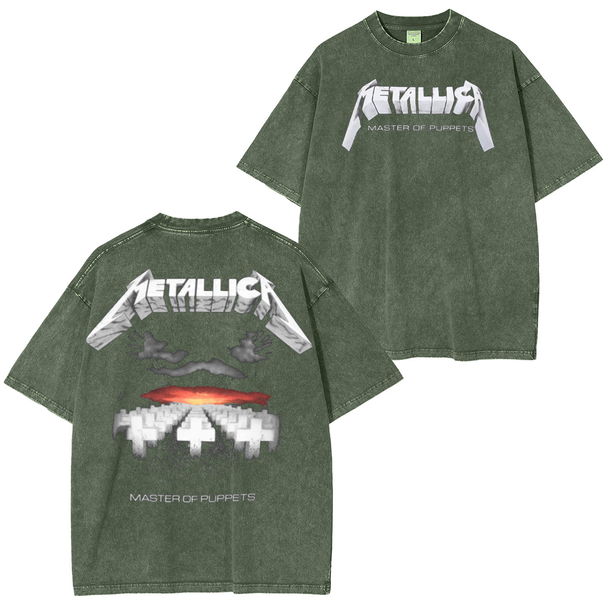 Master of Puppets Metallica Washed Unisex T-Shirt