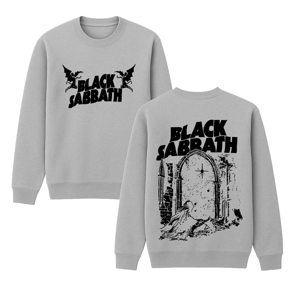 Black Sabbath Into The Void Cotton Unisex Crewneck Sweatshirt