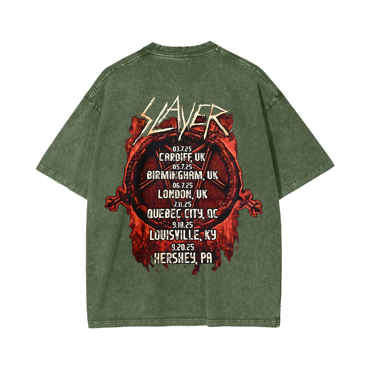 Slayer Washed Unisex T-Shirt