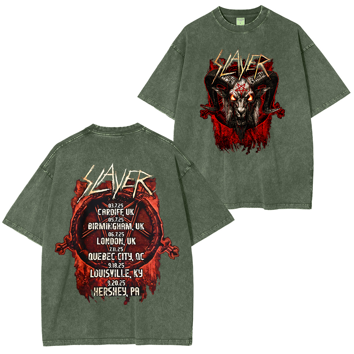 Slayer Washed Unisex T-Shirt