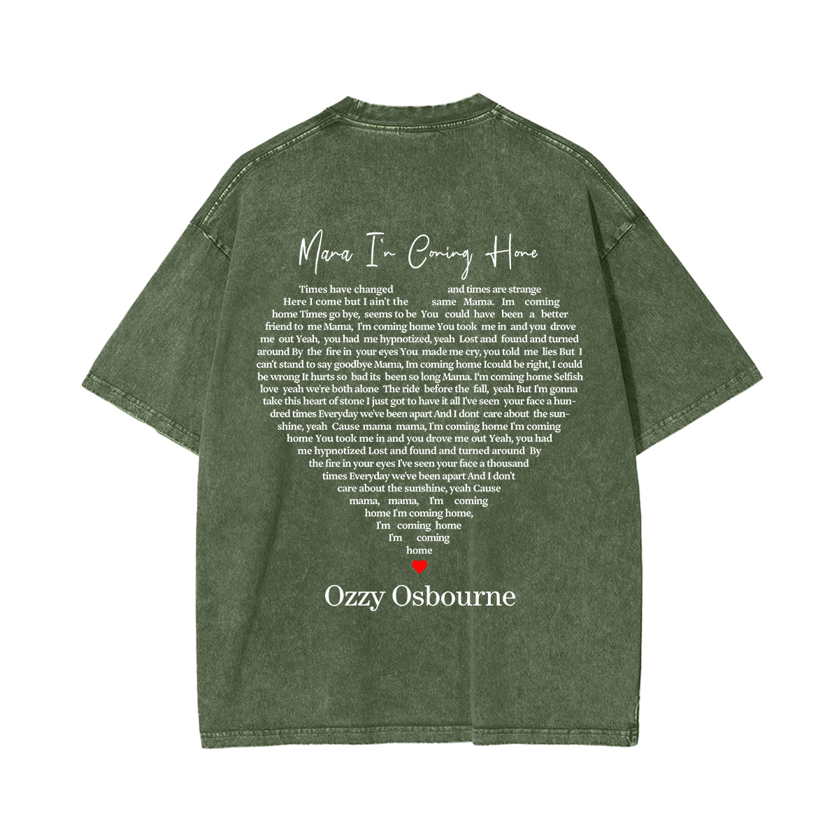 Ozzy Osbourne Rock and Roll Washed Unisex T-Shirt