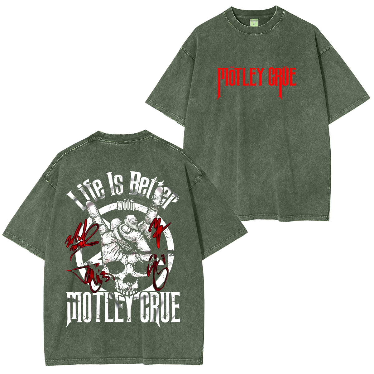 Motley Crue Washed Unisex T-Shirt