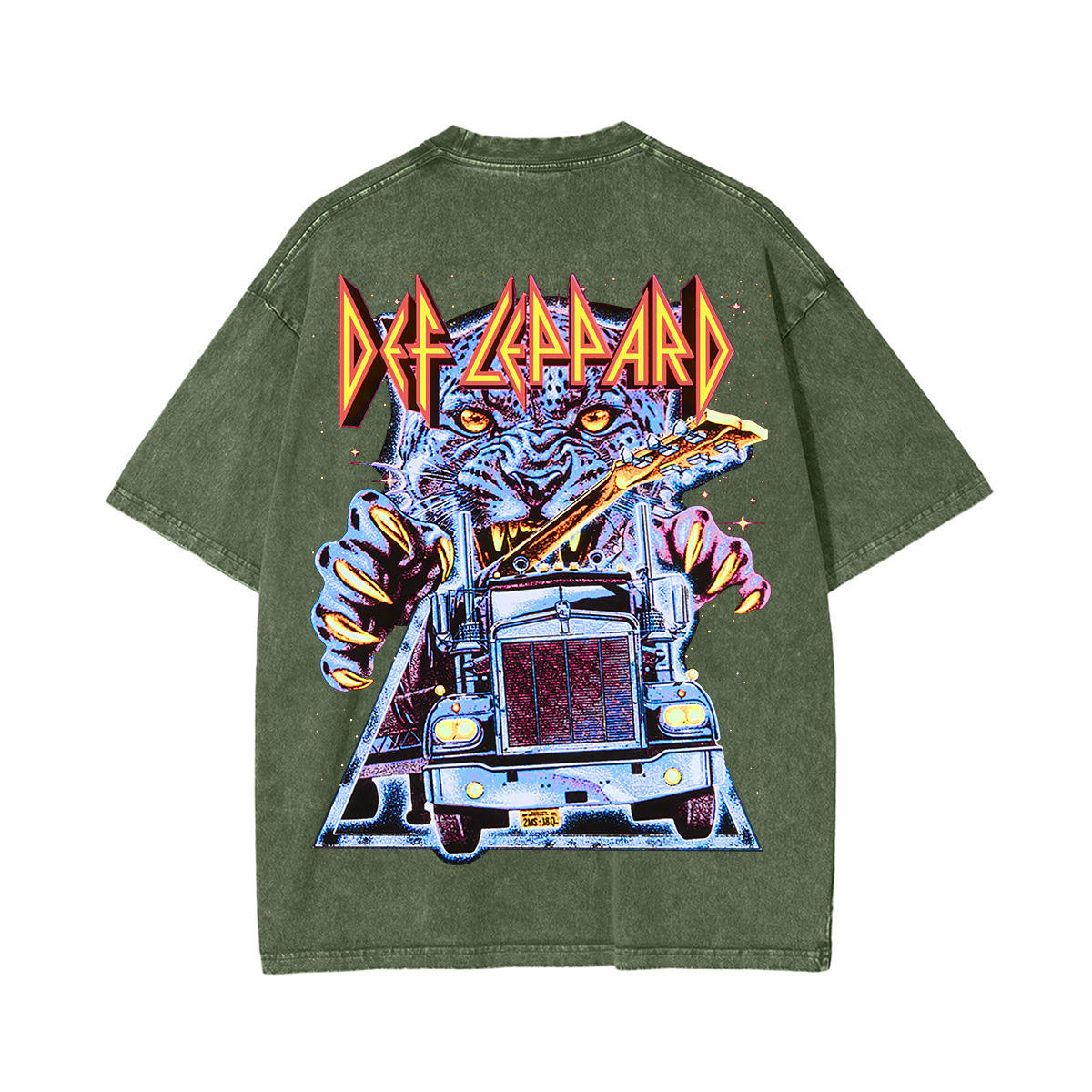 Vintage Def Leppard Unisex Washed T-shirt
