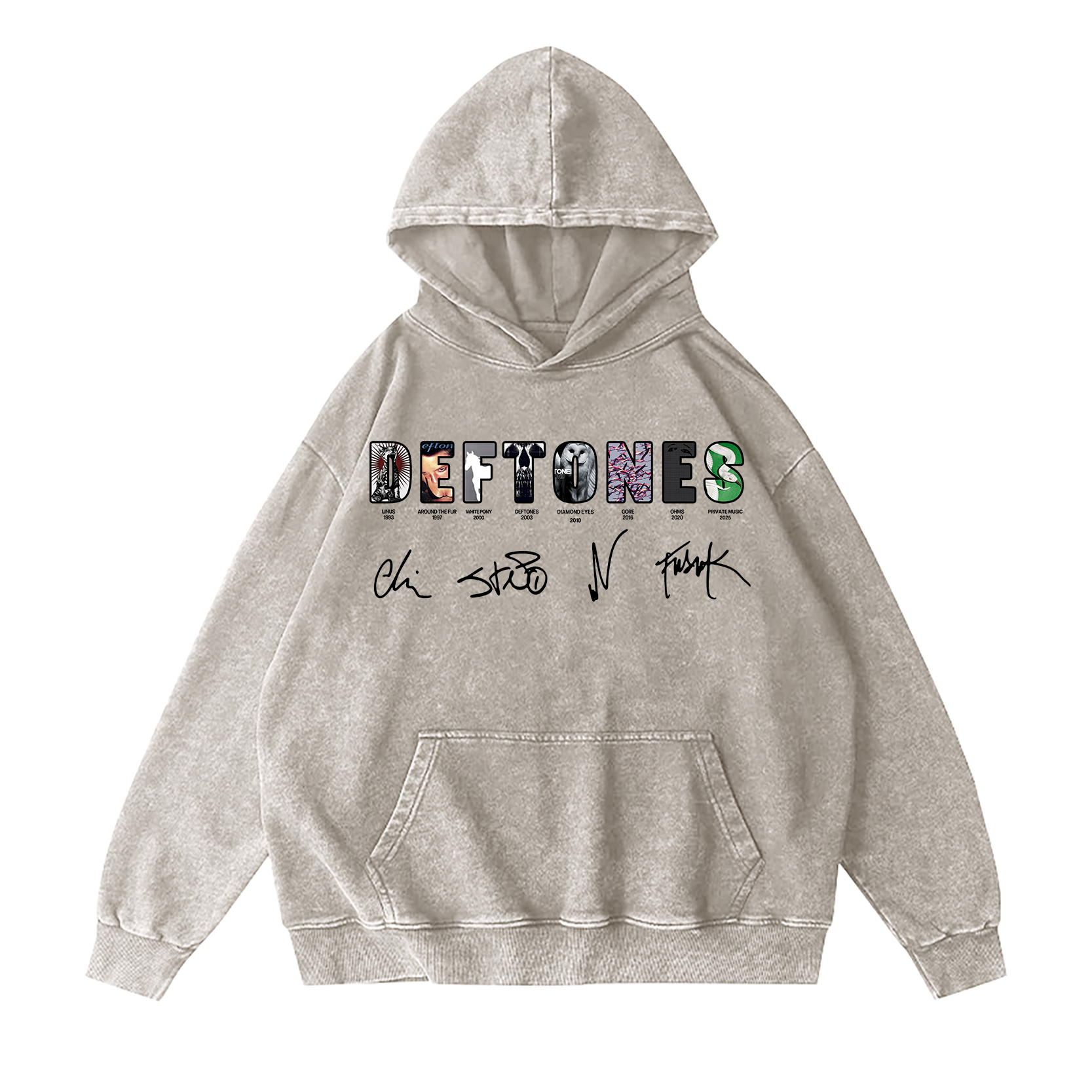Deftones Washed Unisex Hoodie