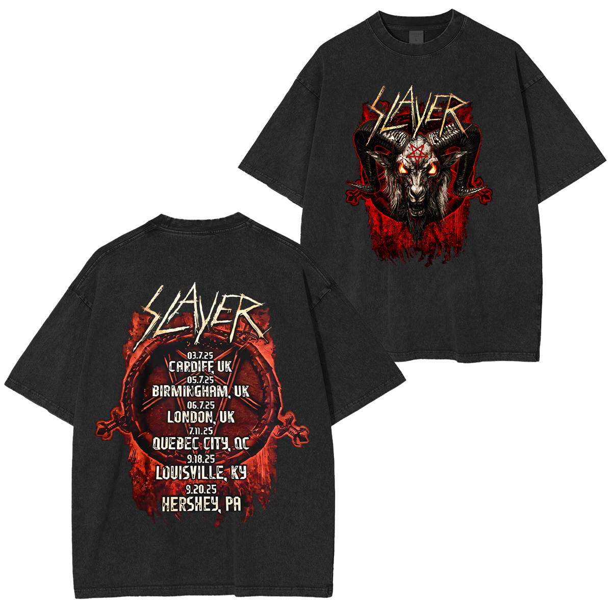 Slayer Washed Unisex T-Shirt