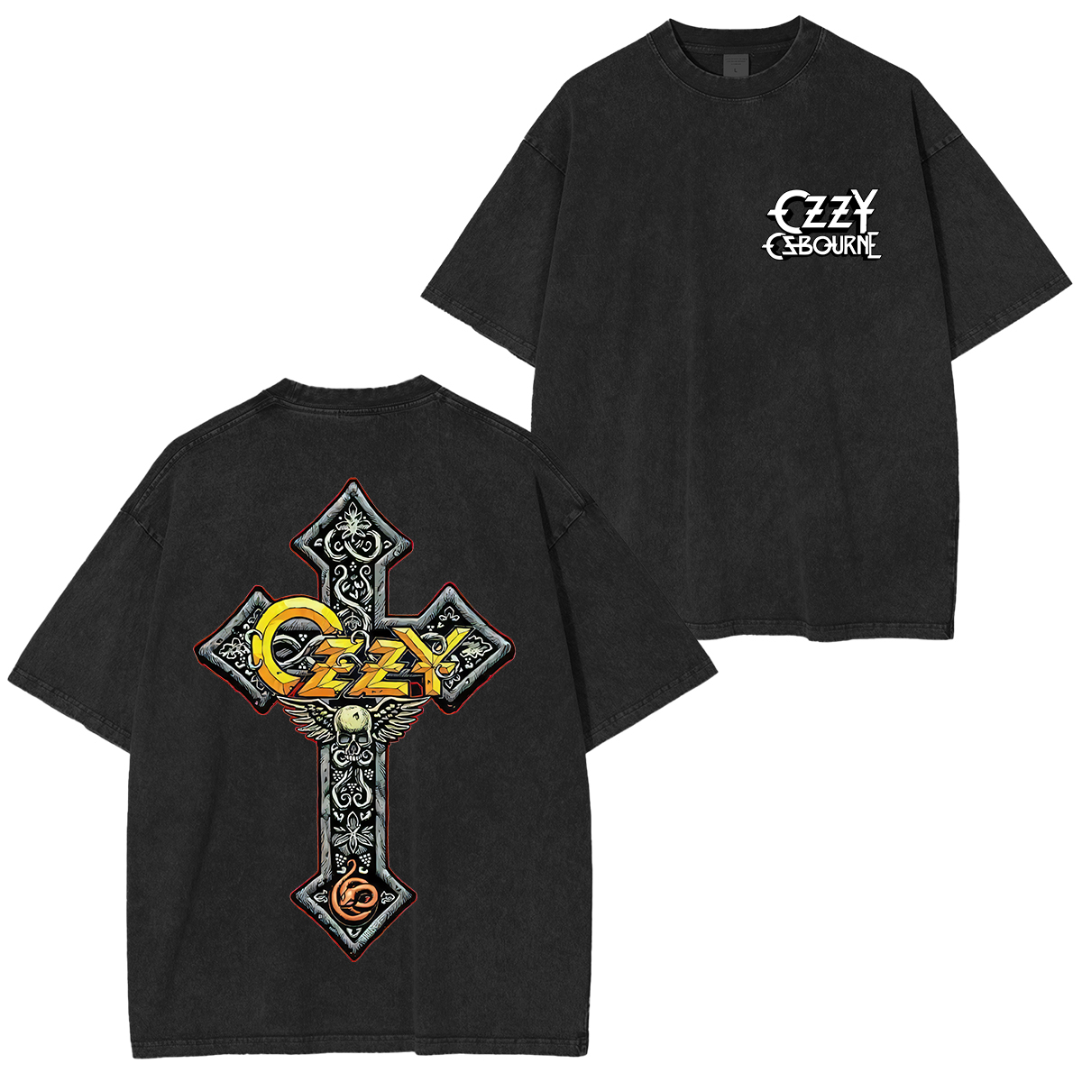 Vintage Ozzy Osbourne Rock and Roll Washed Unisex T-Shirt