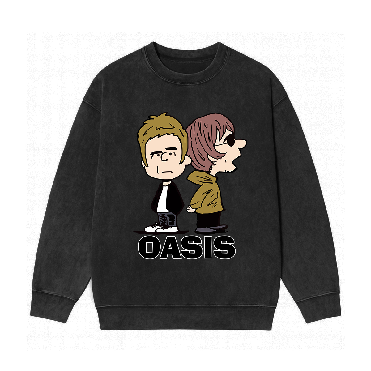 So cute OASIS Washed Unisex Crewneck Sweatshirt