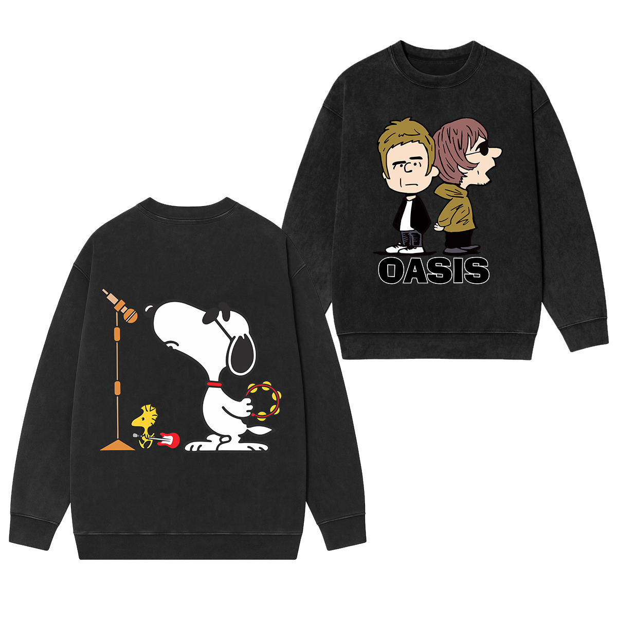 So cute OASIS Washed Unisex Crewneck Sweatshirt