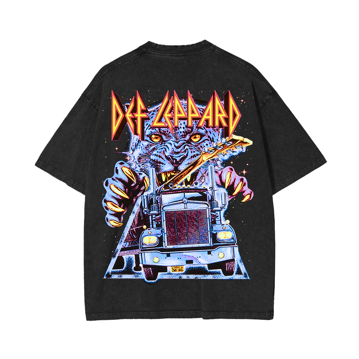 Vintage Def Leppard Unisex Washed T-shirt