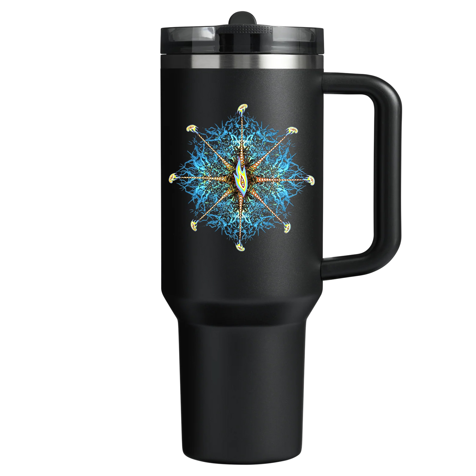 ToolFans Flip Straw Tumbler