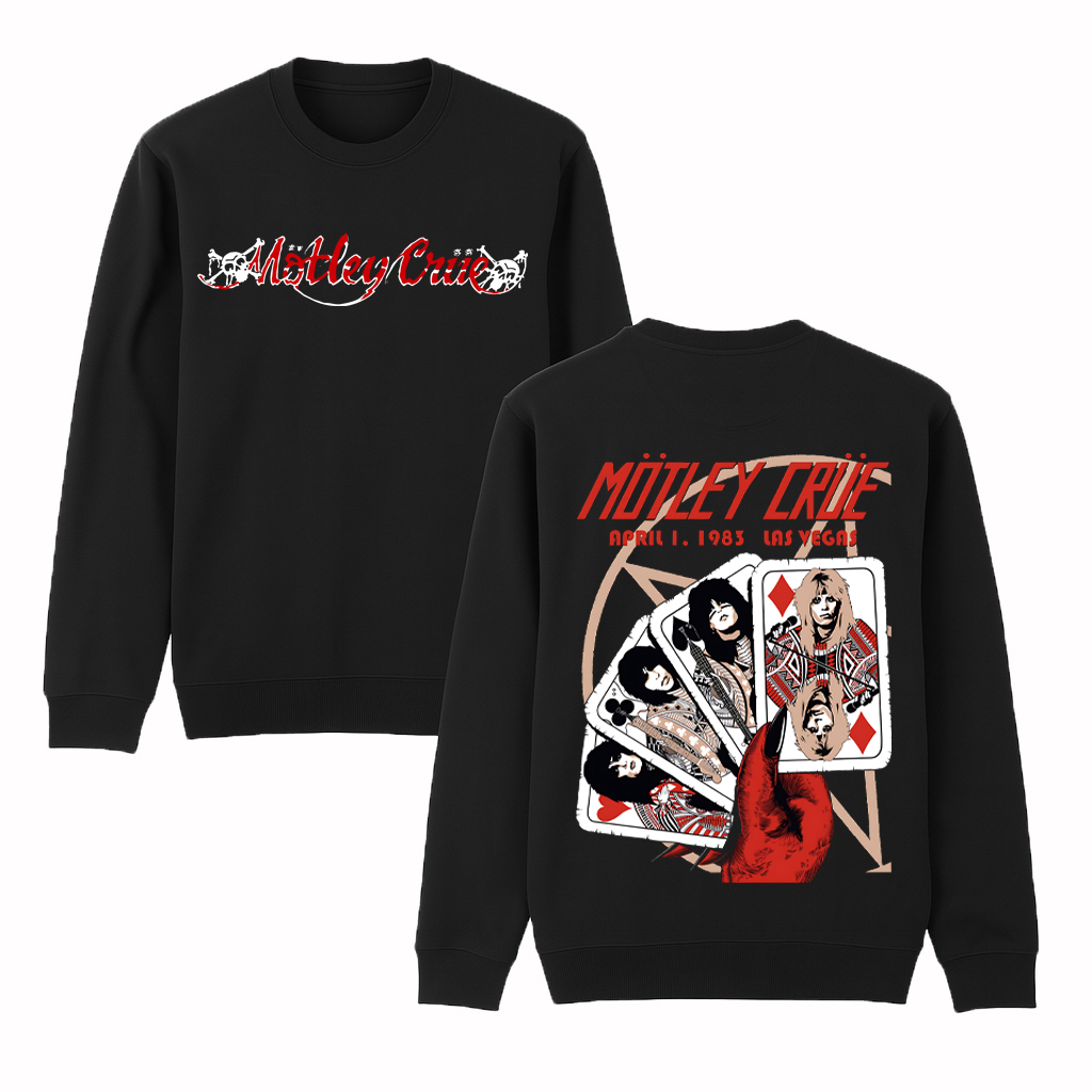 Motley Crue Vintage Cotton Unisex Crewneck Sweatshirt