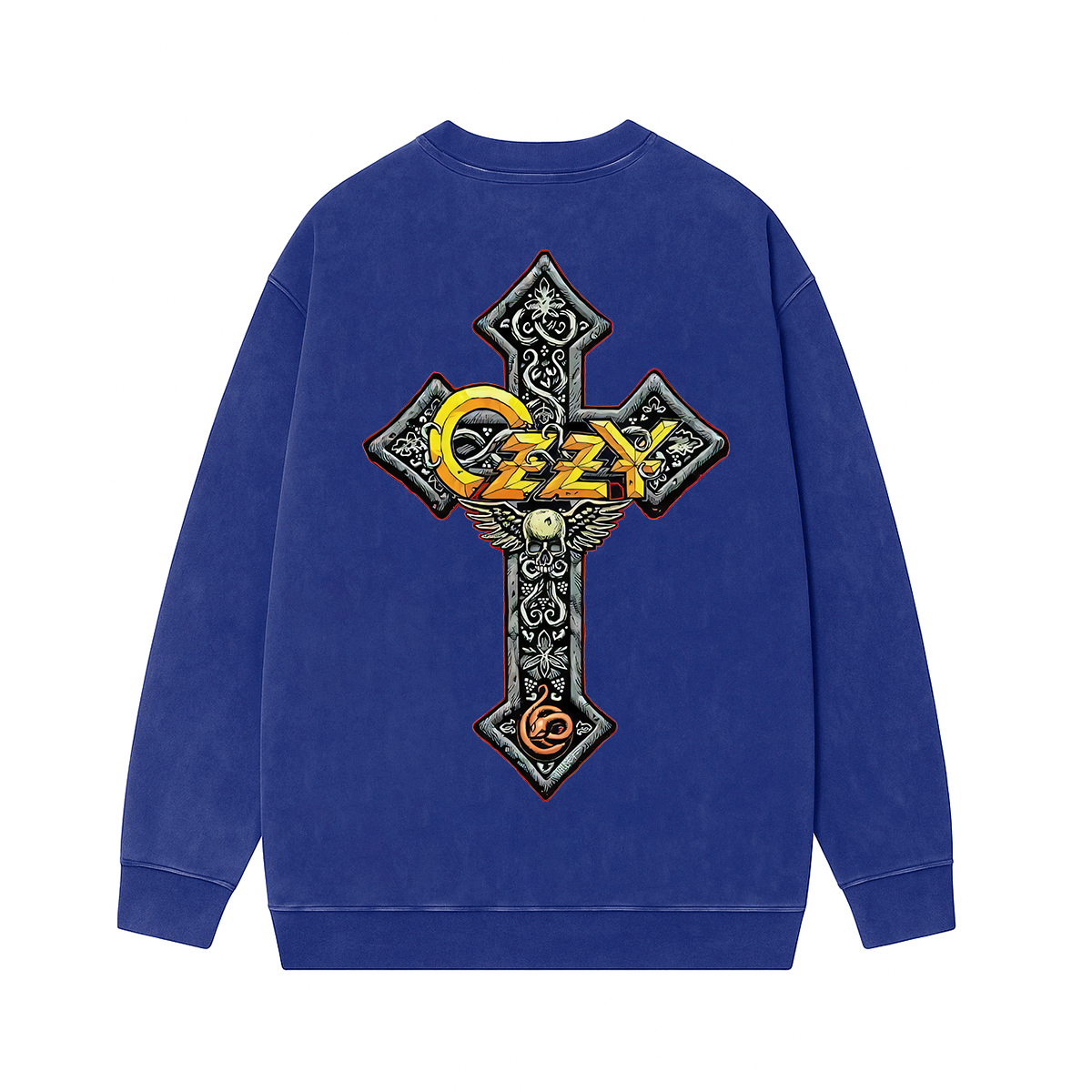 Vintage Ozzy Osbourne Rock and Roll Washed Unisex Crewneck Sweatshirt