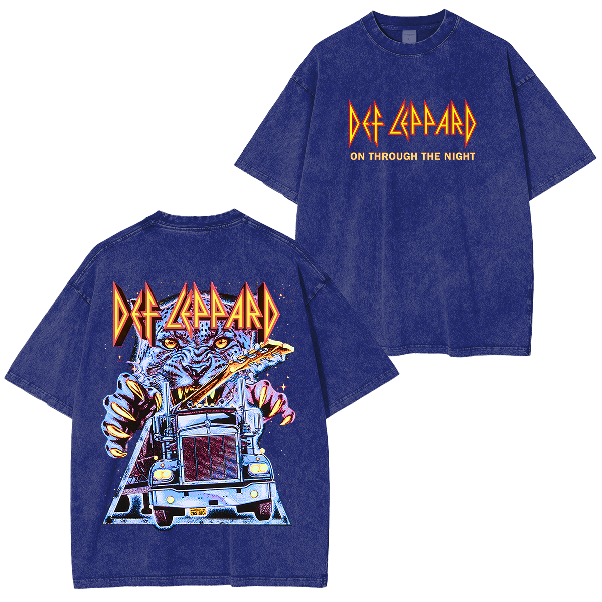Vintage Def Leppard Unisex Washed T-shirt
