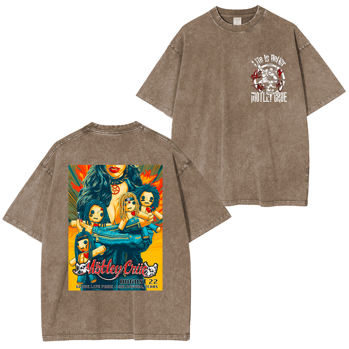 Motley Crue Washed Unisex T-Shirt