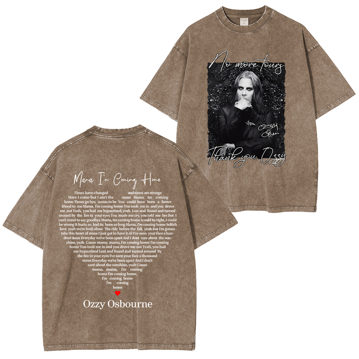 Ozzy Osbourne Rock and Roll Washed Unisex T-Shirt