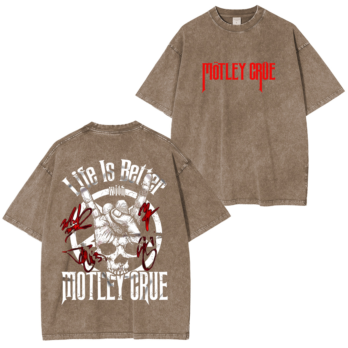 Motley Crue Washed Unisex T-Shirt