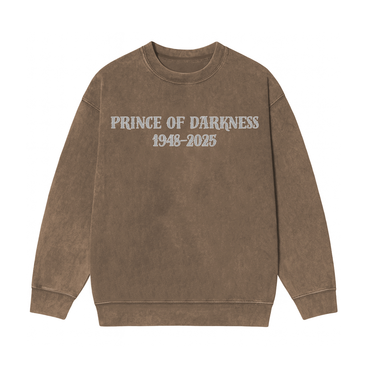 Ozzy Osbourne Memorial Unisex Washed Crewneck Sweatshirt