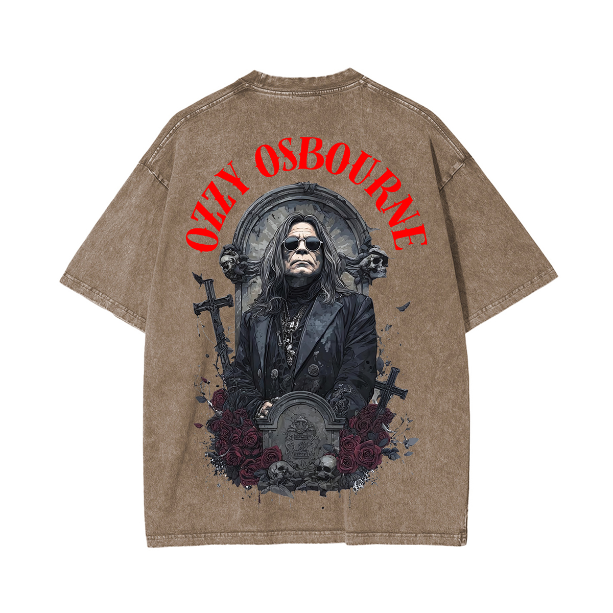 Ozzy Osbourne Memorial Unisex Washed T-shirt