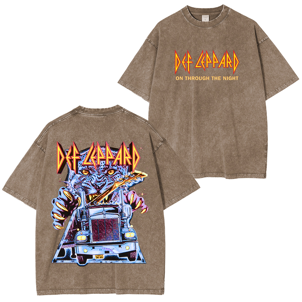 Vintage Def Leppard Unisex Washed T-shirt