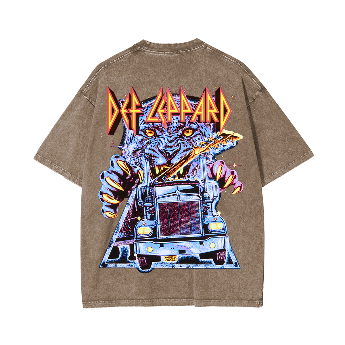 Vintage Def Leppard Unisex Washed T-shirt