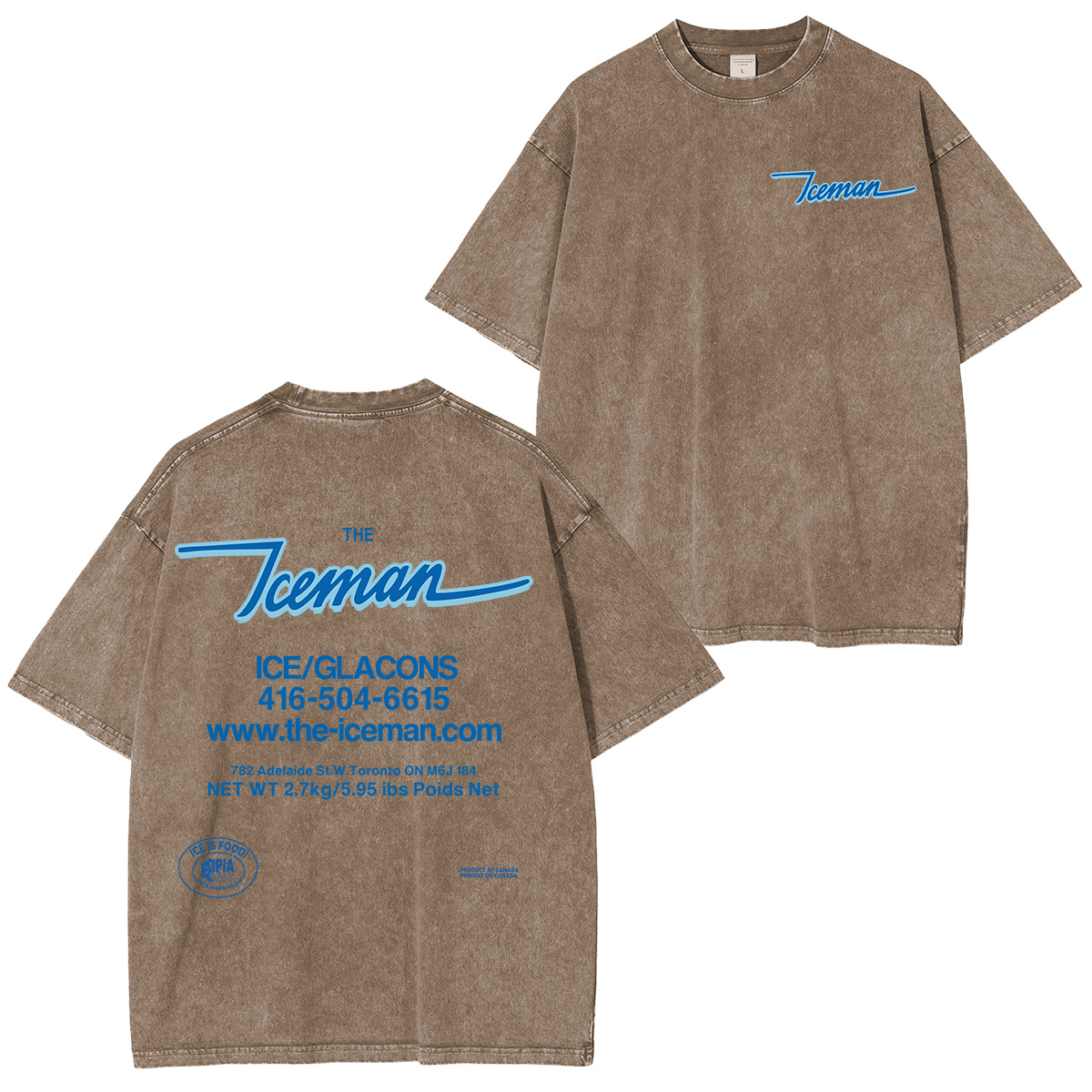 Iceman Washed Unisex T-Shirt