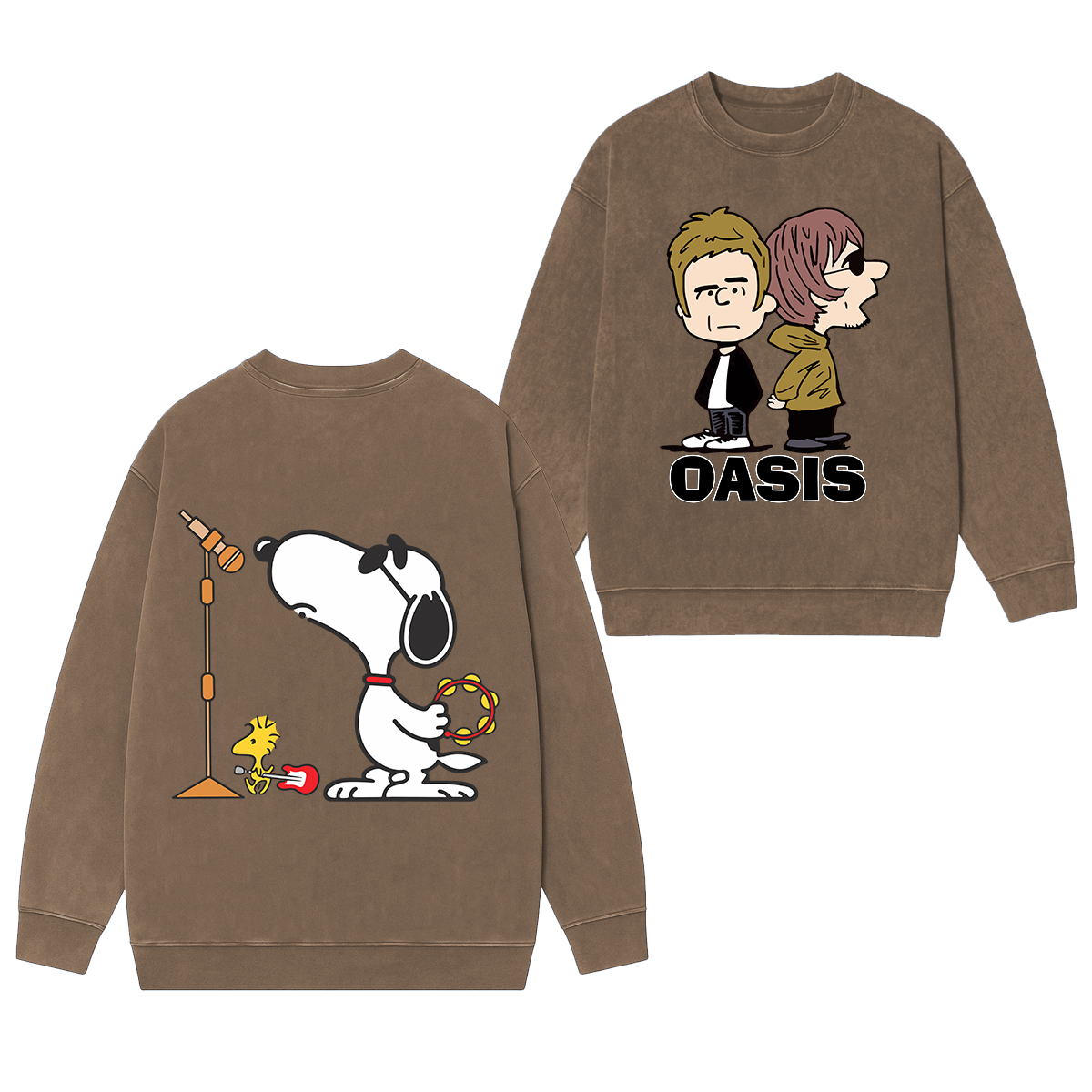 So cute OASIS Washed Unisex Crewneck Sweatshirt