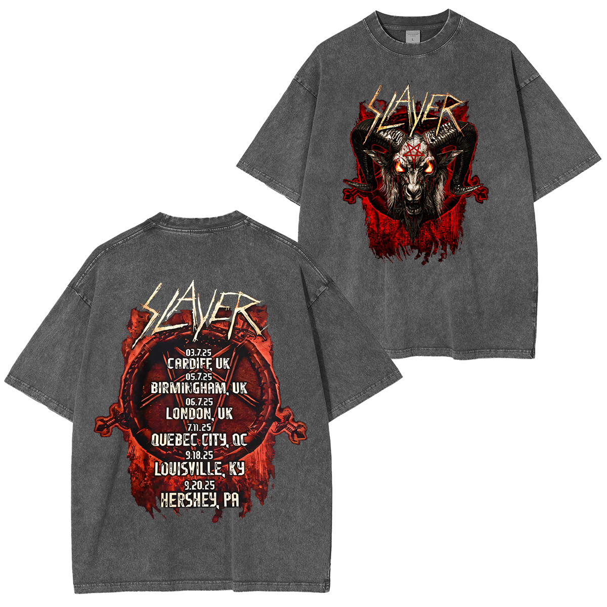 Slayer Washed Unisex T-Shirt