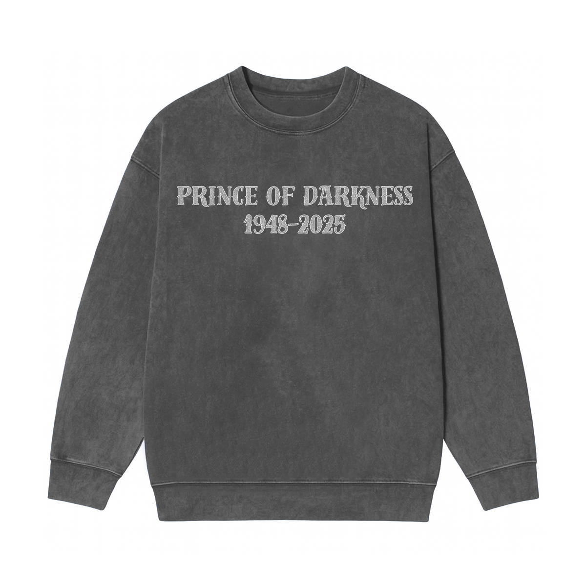 Ozzy Osbourne Memorial Unisex Washed Crewneck Sweatshirt