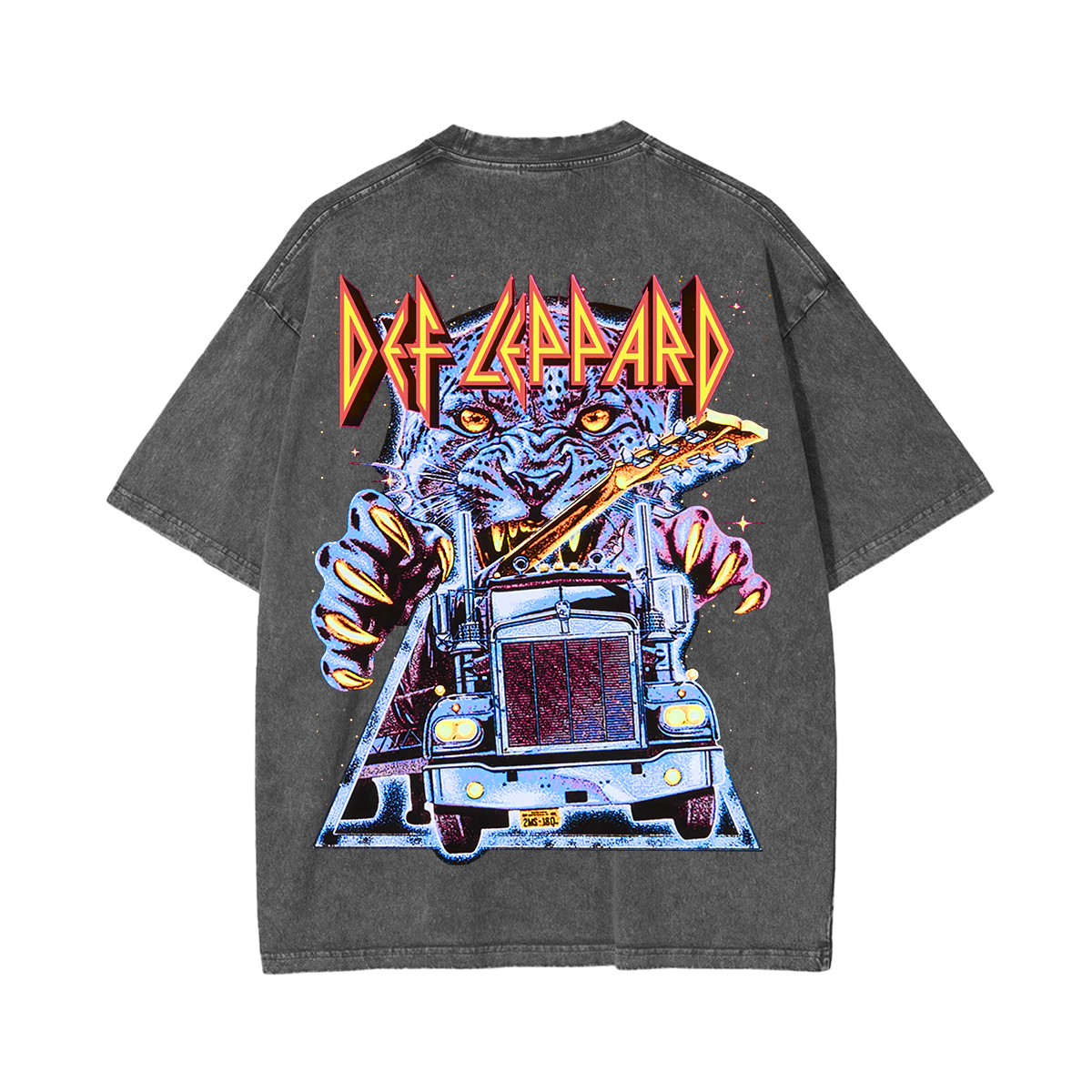 Vintage Def Leppard Unisex Washed T-shirt