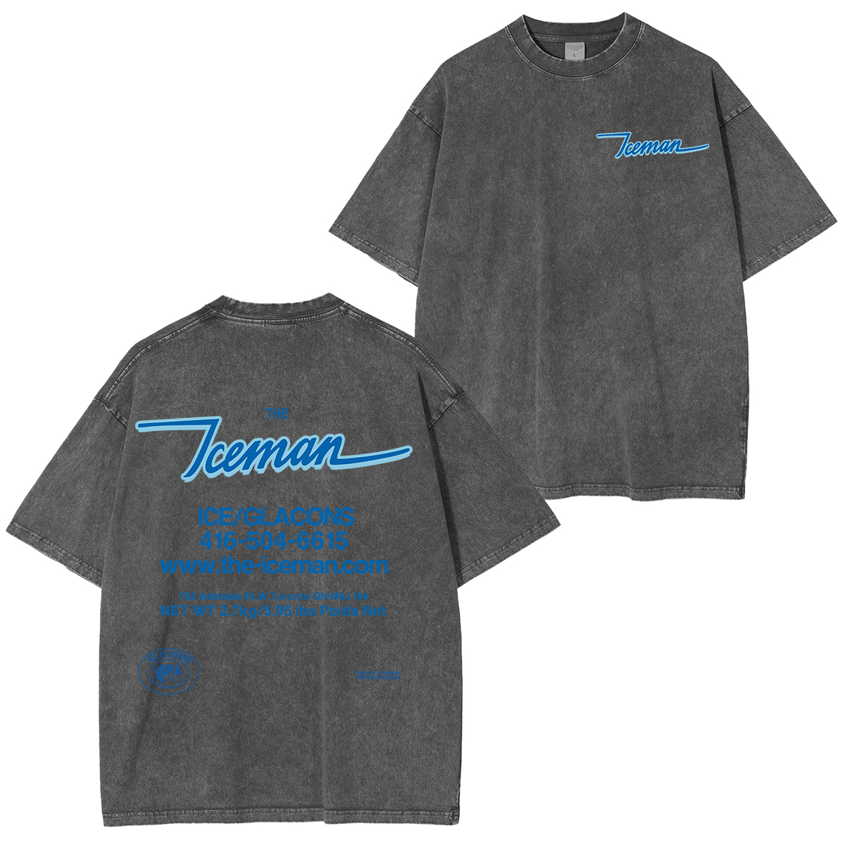 Iceman Washed Unisex T-Shirt