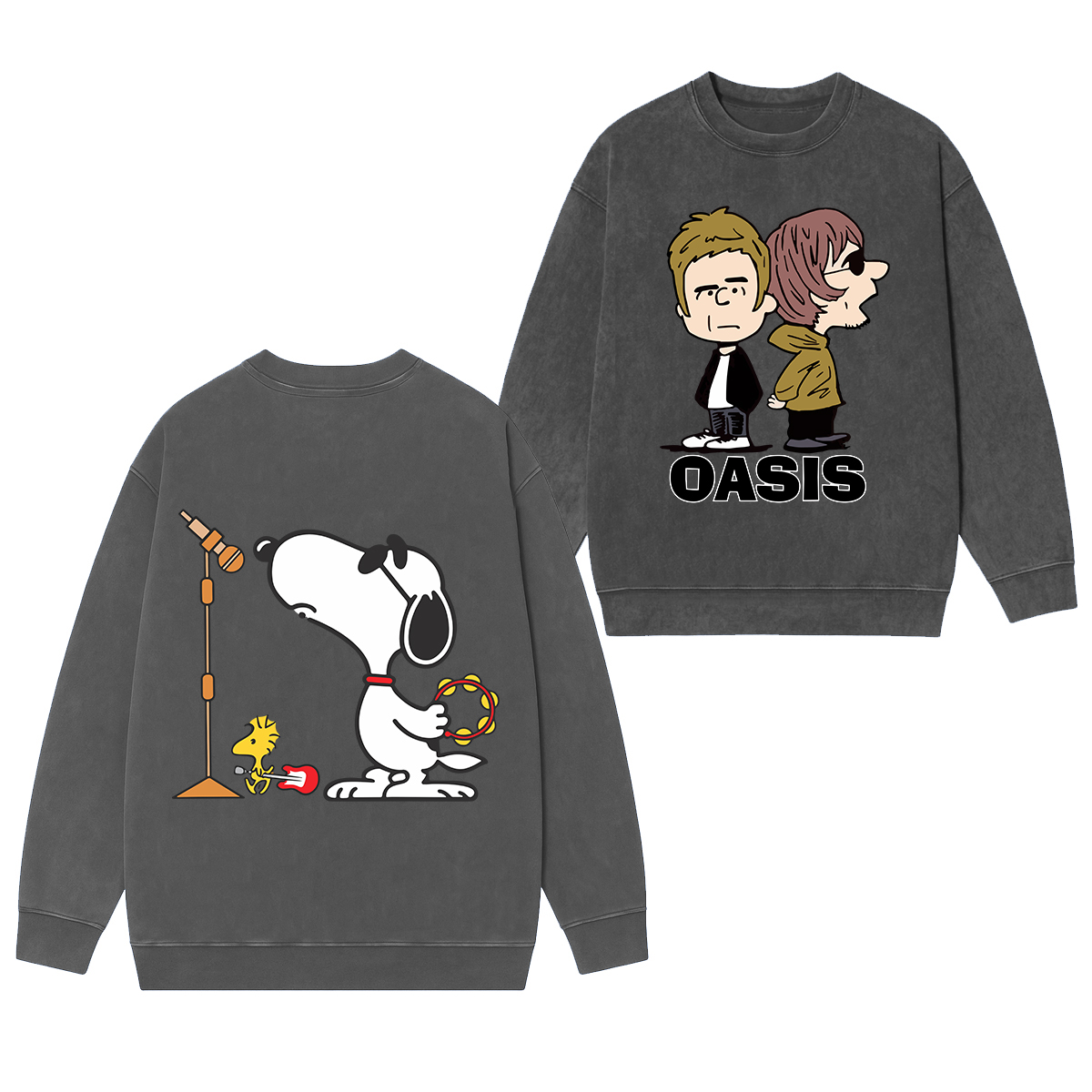 So cute OASIS Washed Unisex Crewneck Sweatshirt