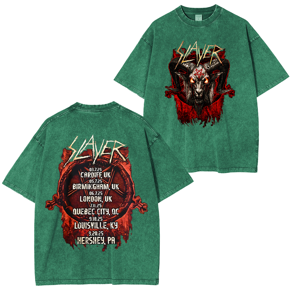 Slayer Washed Unisex T-Shirt