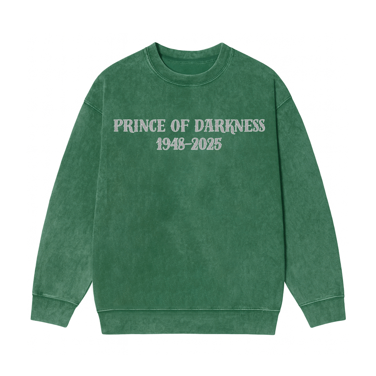 Ozzy Osbourne Memorial Unisex Washed Crewneck Sweatshirt