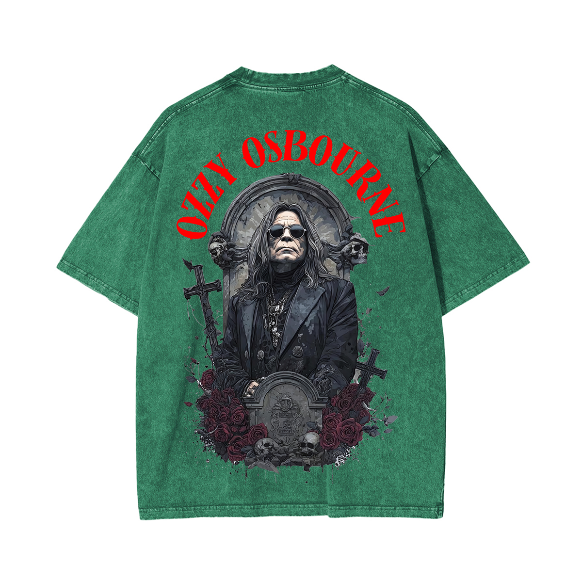 Ozzy Osbourne Memorial Unisex Washed T-shirt