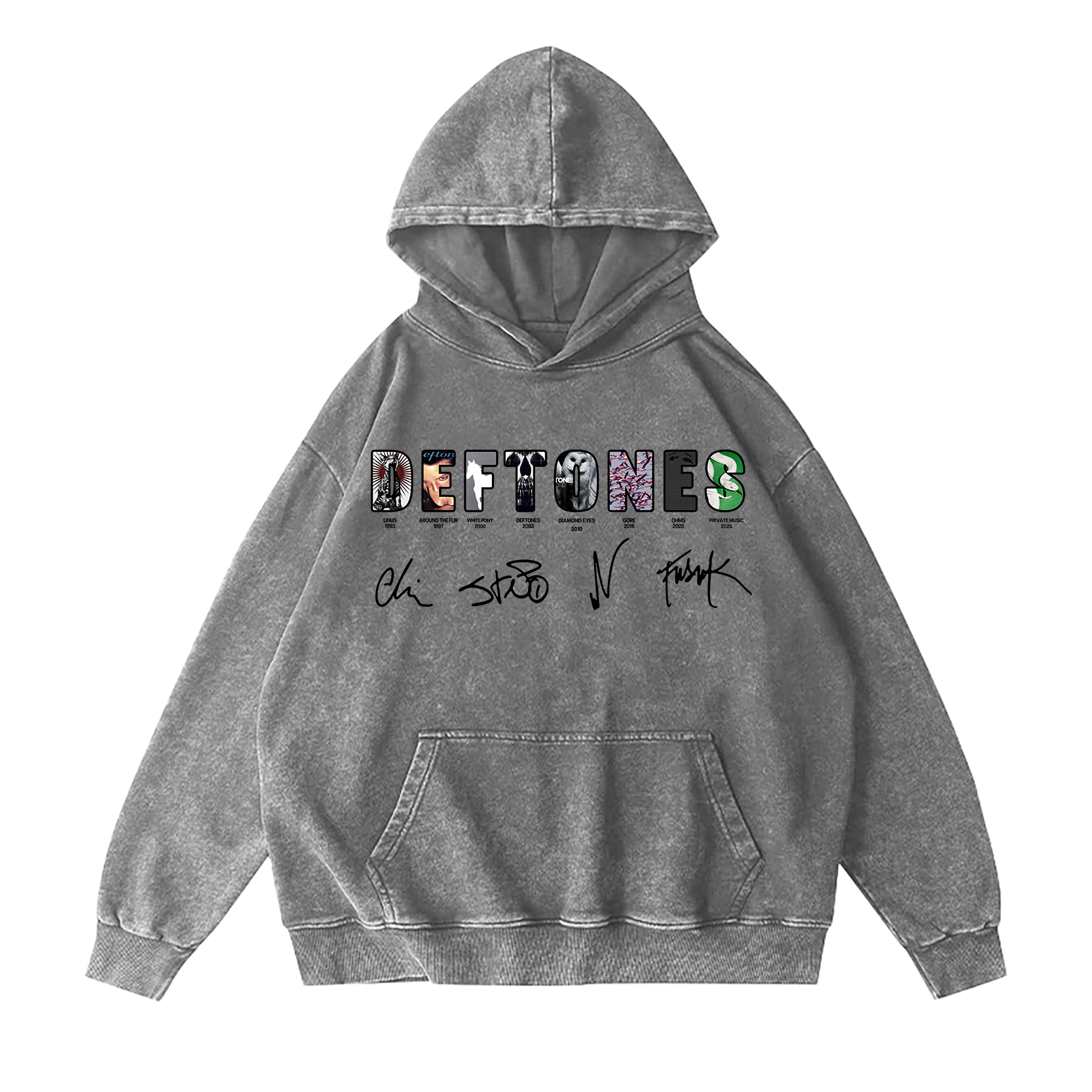 Deftones Washed Unisex Hoodie