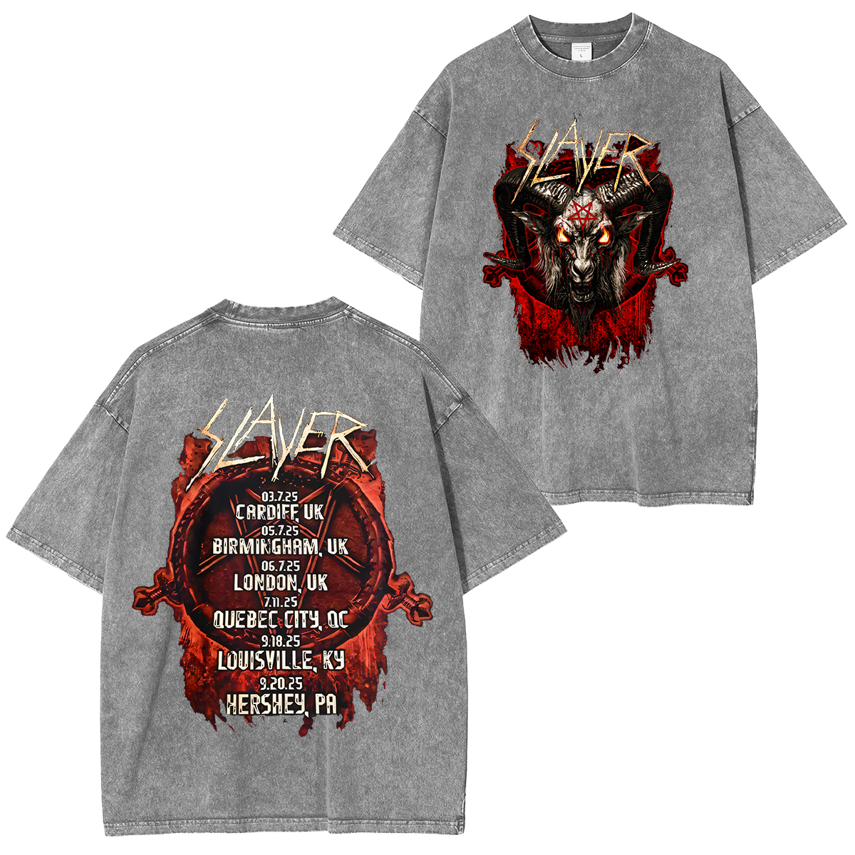 Slayer Washed Unisex T-Shirt