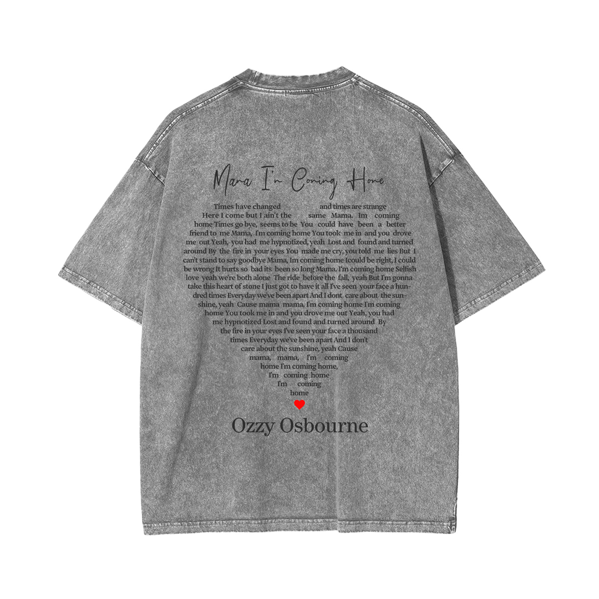 Ozzy Osbourne Rock and Roll Washed Unisex T-Shirt