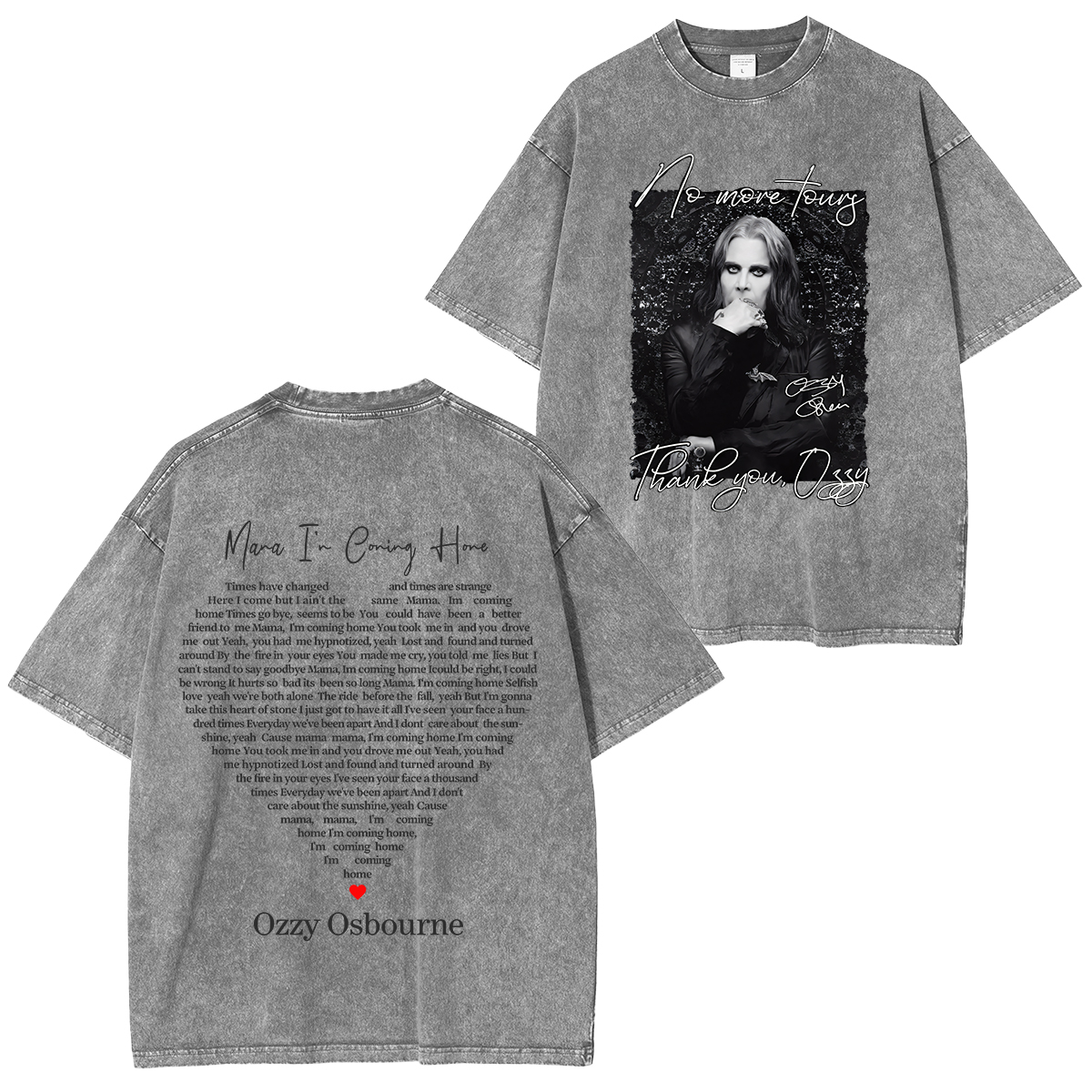 Ozzy Osbourne Rock and Roll Washed Unisex T-Shirt