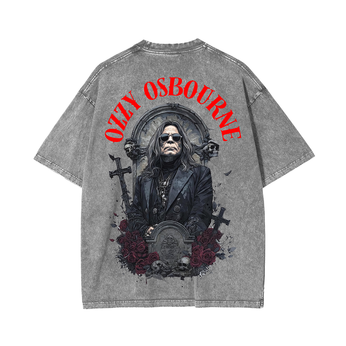 Ozzy Osbourne Memorial Unisex Washed T-shirt