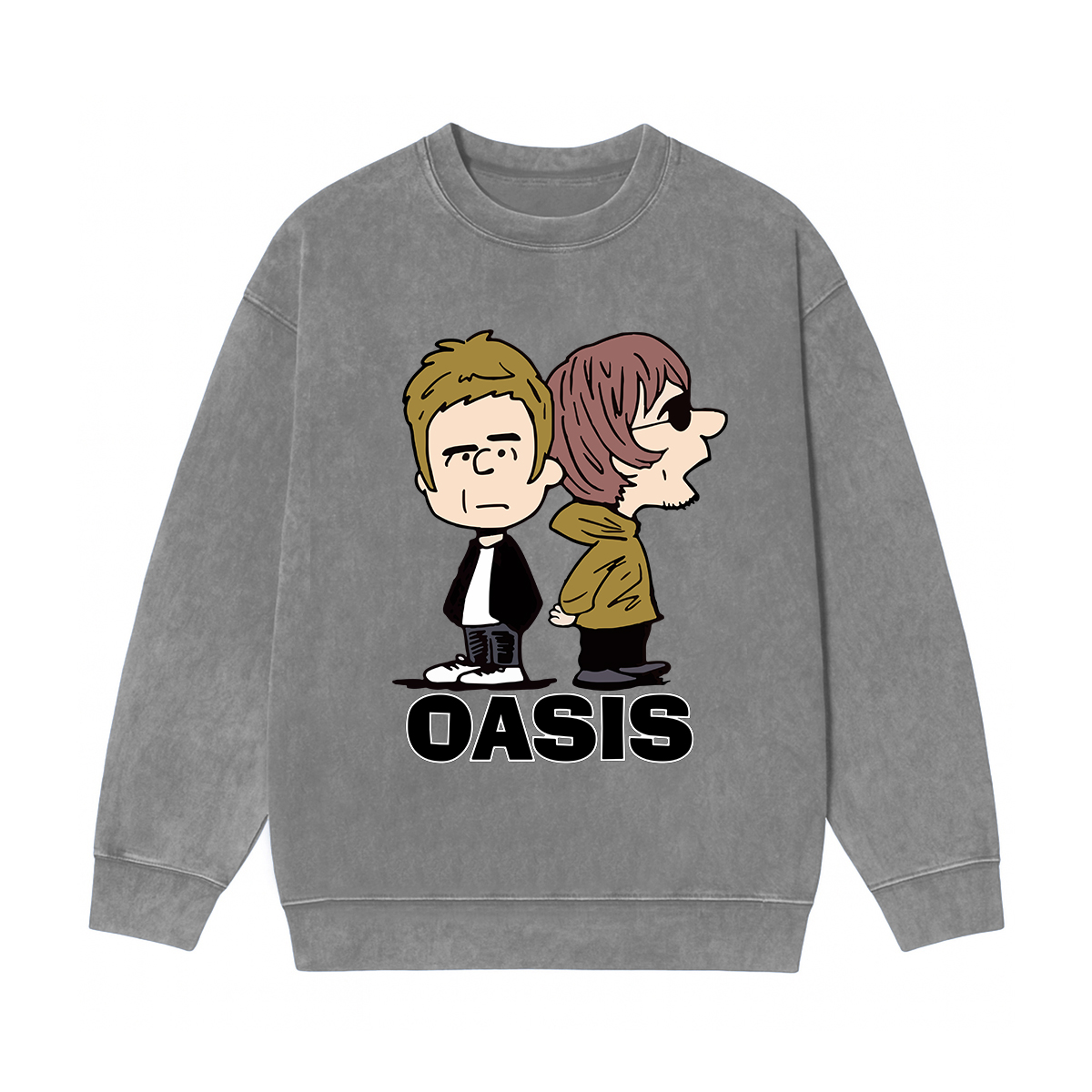 So cute OASIS Washed Unisex Crewneck Sweatshirt