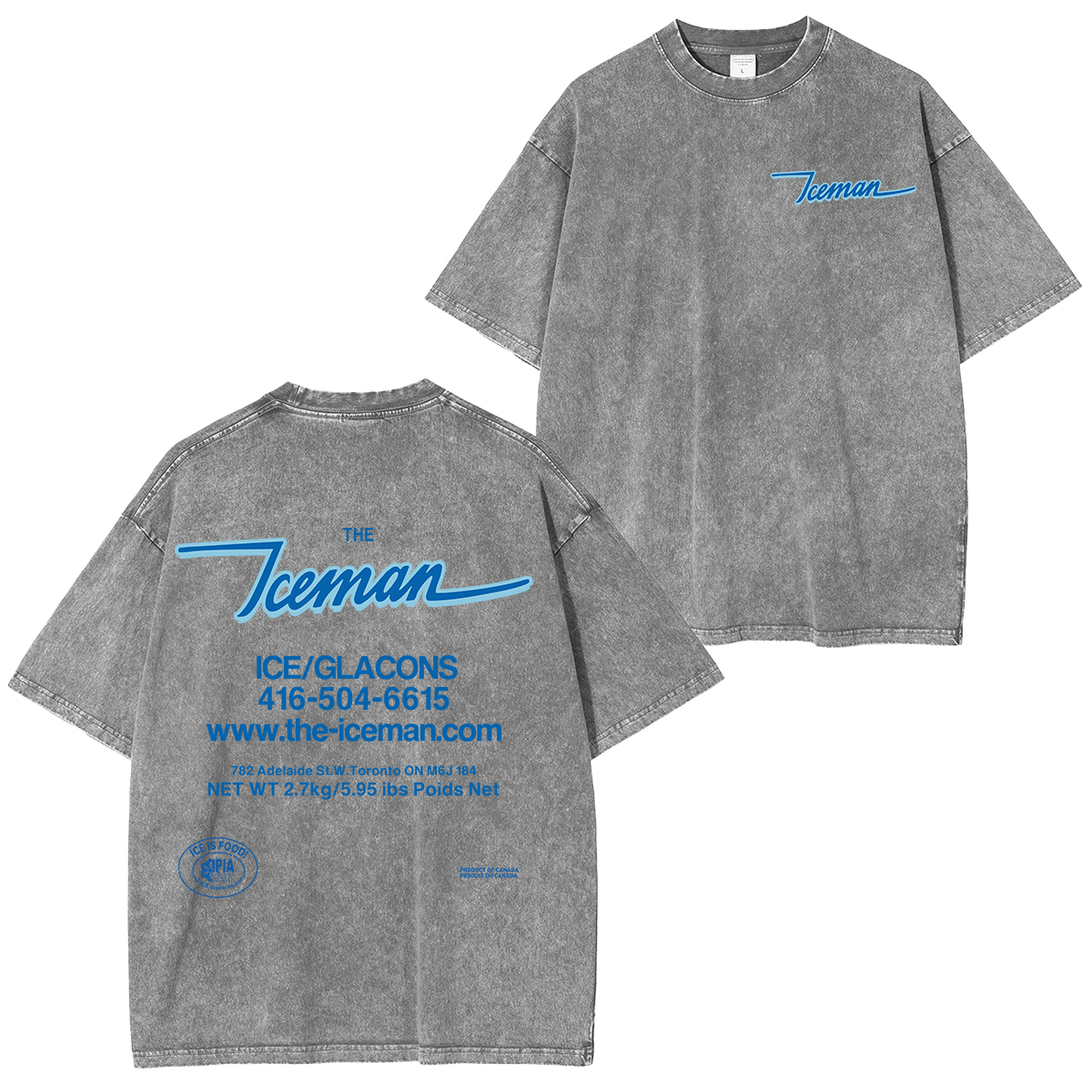 Iceman Washed Unisex T-Shirt