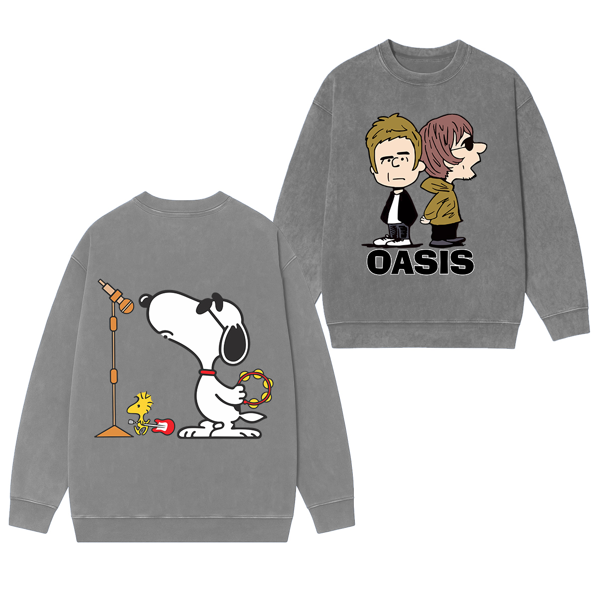 So cute OASIS Washed Unisex Crewneck Sweatshirt