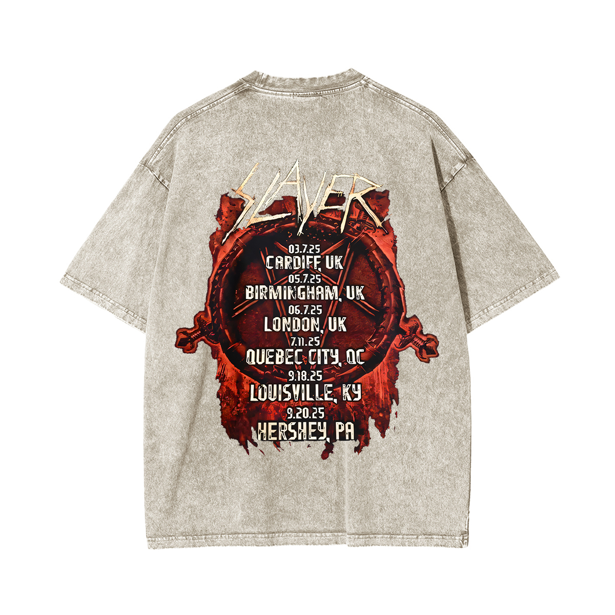 Slayer Washed Unisex T-Shirt