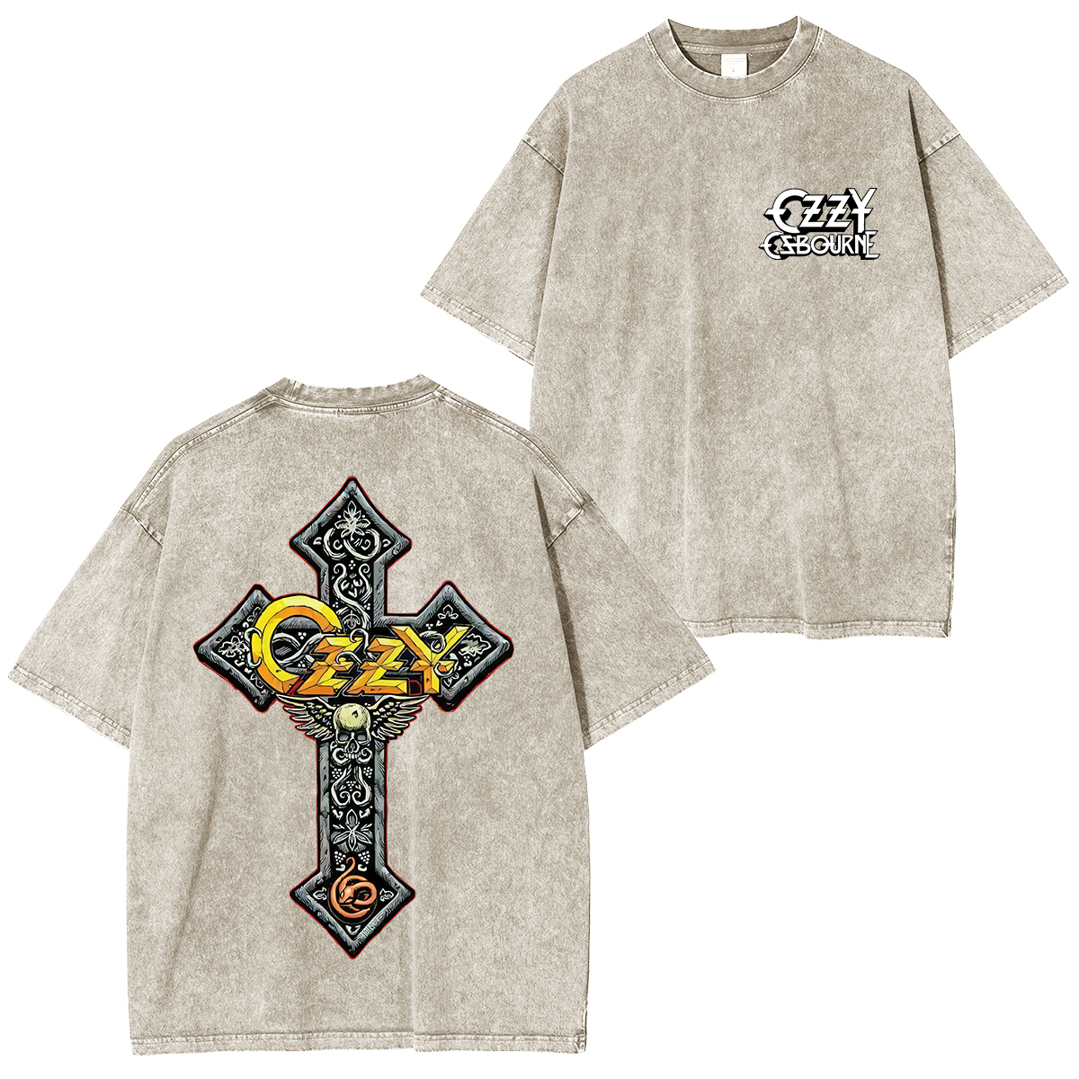 Vintage Ozzy Osbourne Rock and Roll Washed Unisex T-Shirt