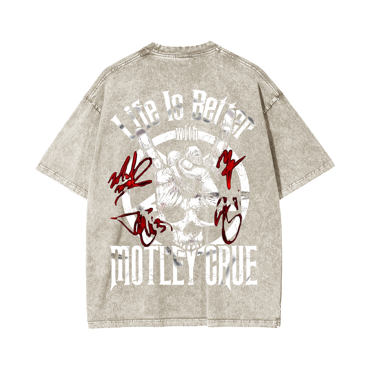 Motley Crue Washed Unisex T-Shirt