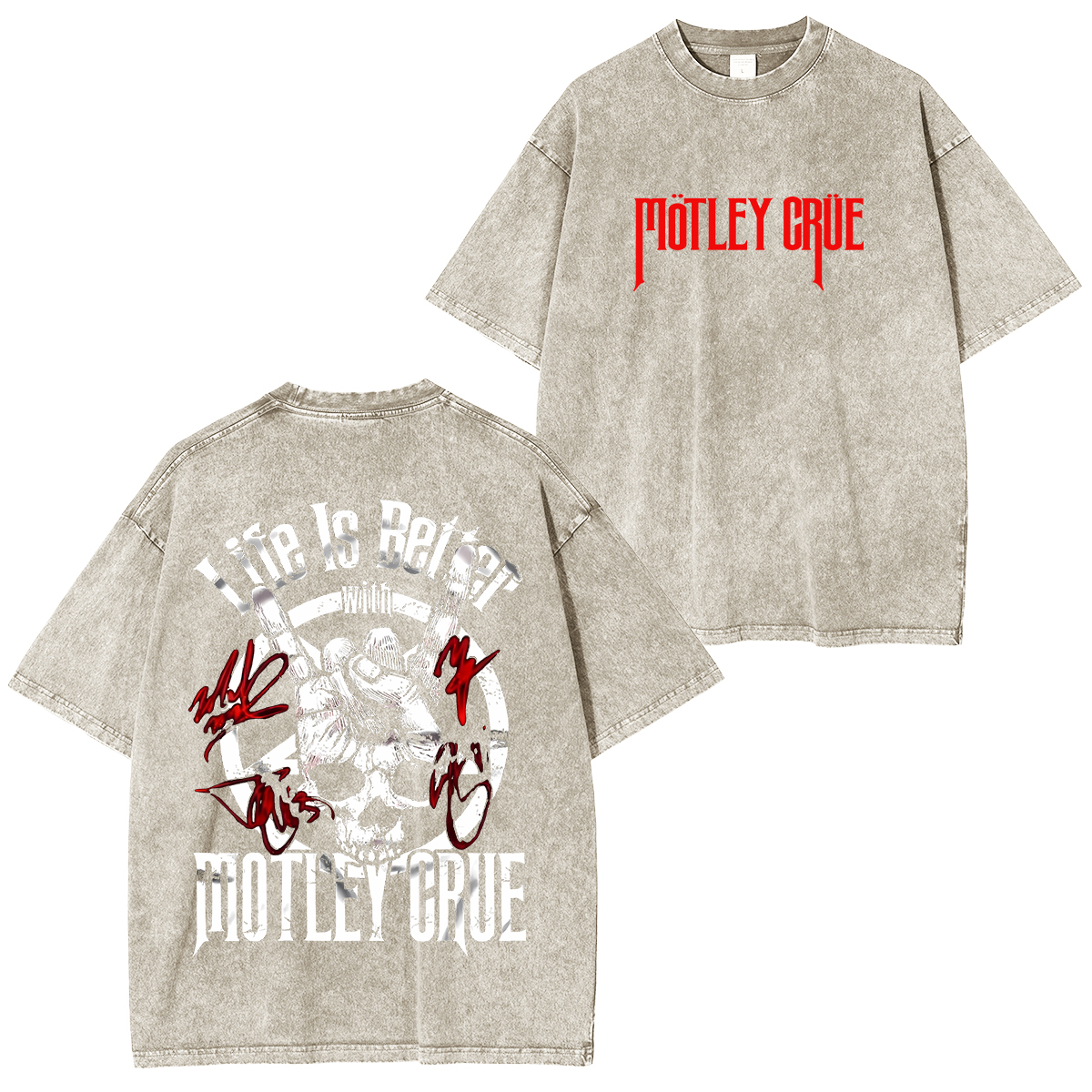 Motley Crue Washed Unisex T-Shirt