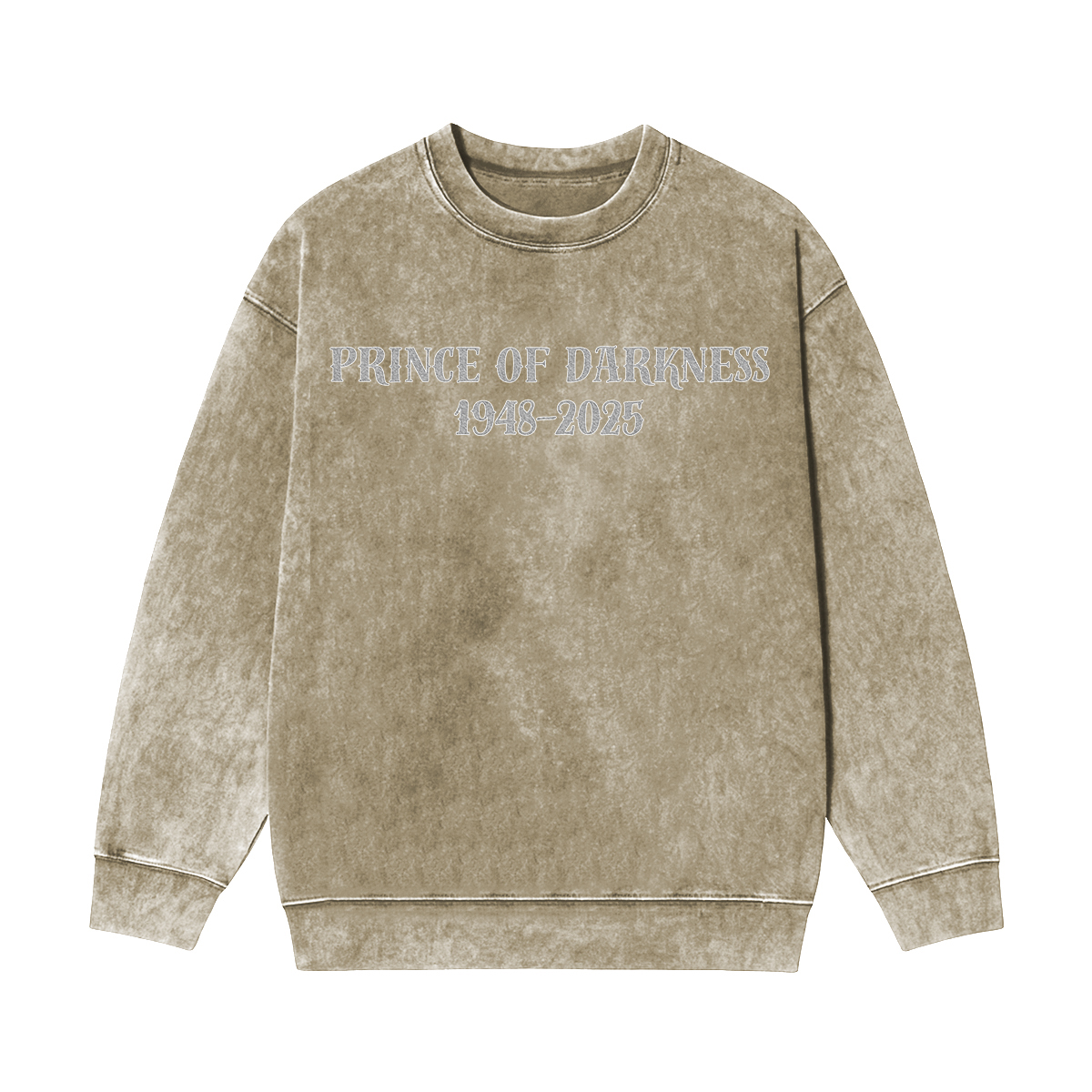 Ozzy Osbourne Memorial Unisex Washed Crewneck Sweatshirt