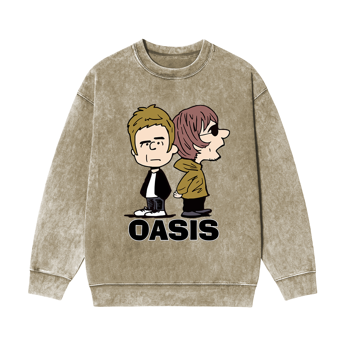 So cute OASIS Washed Unisex Crewneck Sweatshirt