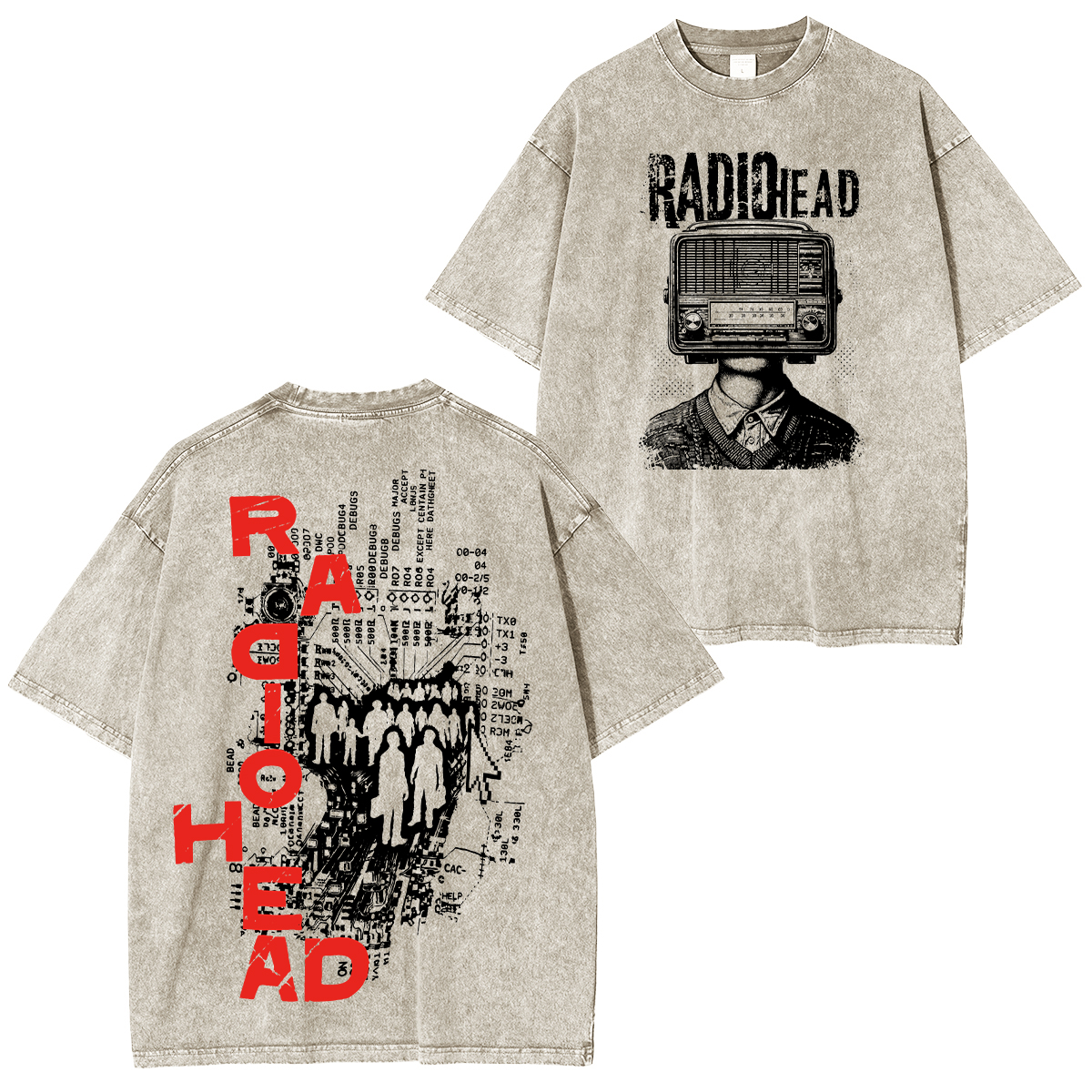 Radiohead Washed Unisex T-Shirt