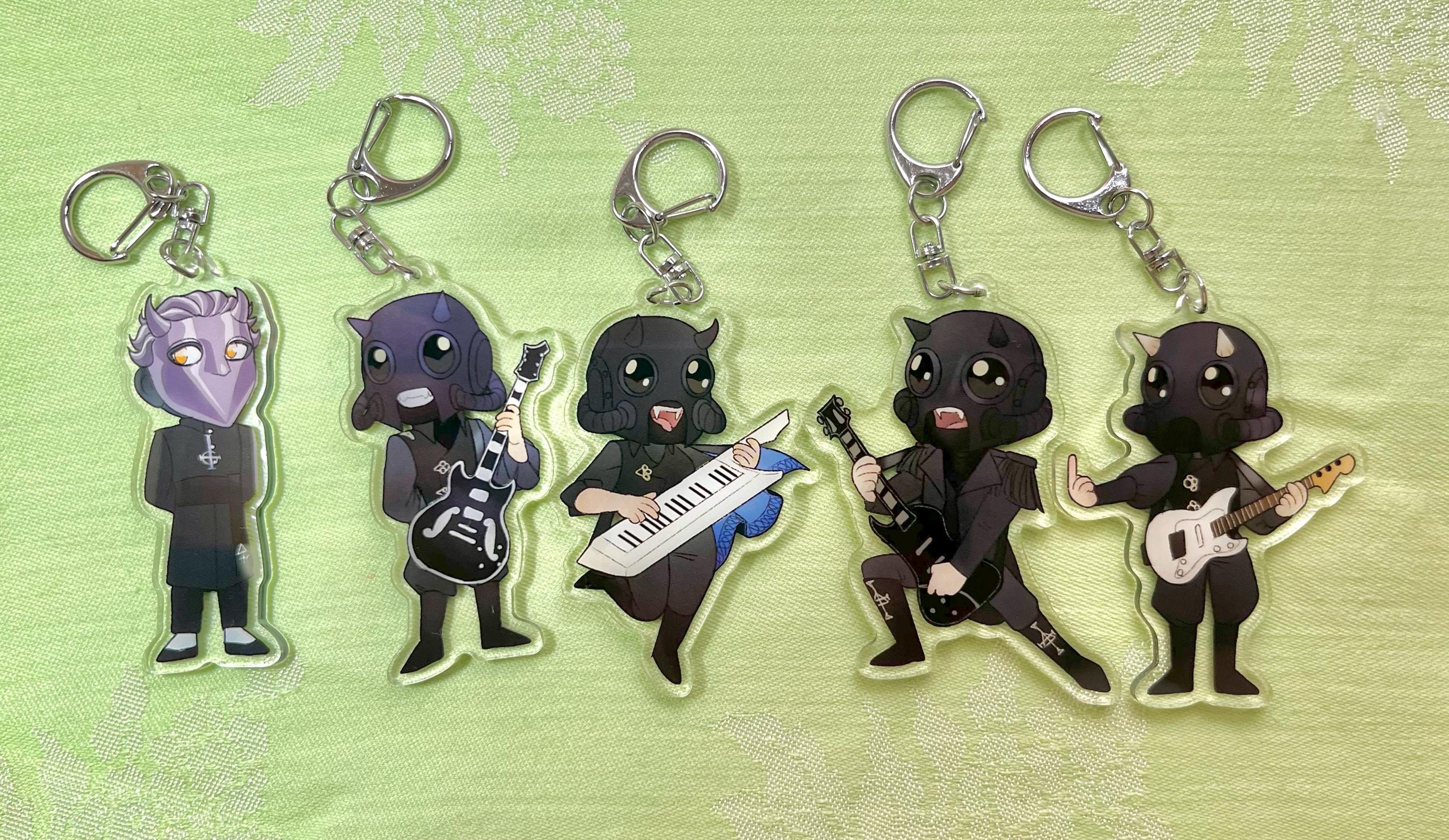 Unofficial Ghost Band Ghoul Acrylic Keychains